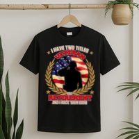 I Have Two Titles Veteran And Retirement T-Shirt