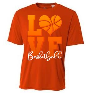 I Heart Basketball Cooling Performance Crew T-Shirt