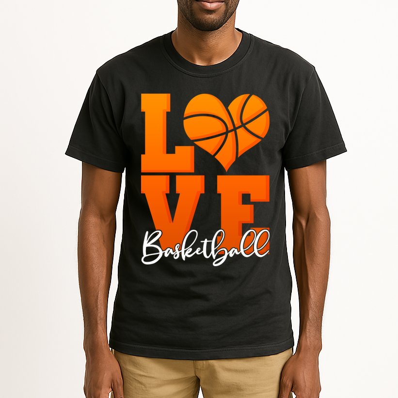 I Heart Basketball Tall T-Shirt