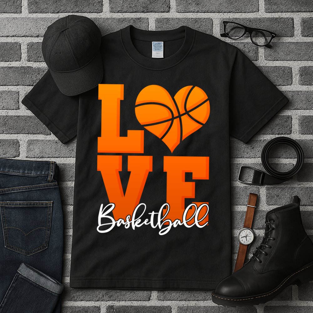 I Heart Basketball Tall T-Shirt