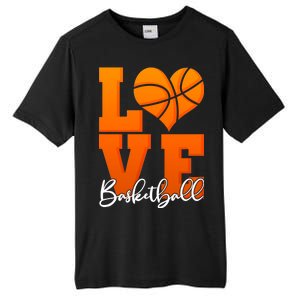 I Heart Basketball Tall Fusion ChromaSoft Performance T-Shirt