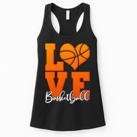 I Heart Basketball Womens Tank Top