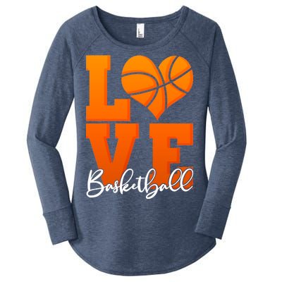 I Heart Basketball Women's Perfect Tri Tunic Long Sleeve Shirt