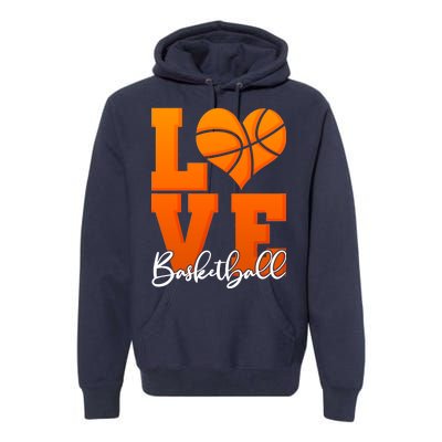 I Heart Basketball Premium Hoodie