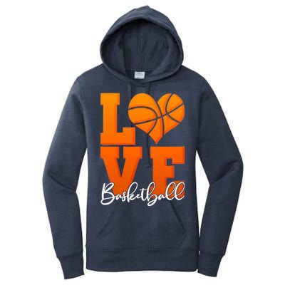 I Heart Basketball Women's Pullover Hoodie