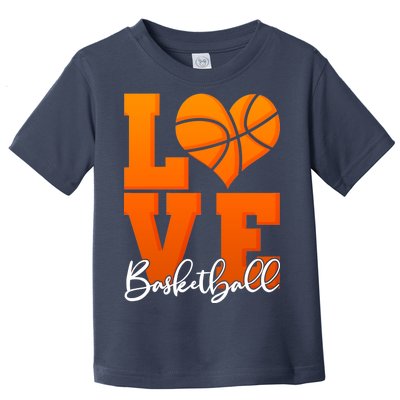 I Heart Basketball Toddler T-Shirt