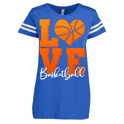 I Heart Basketball Enza Ladies Jersey Football T-Shirt