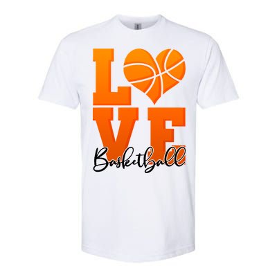 I Heart Basketball Softstyle® CVC T-Shirt