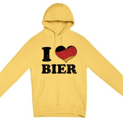 I Heart Beer Oktoberfest Premium Pullover Hoodie