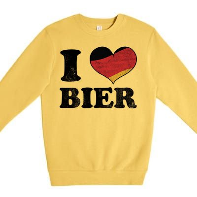 I Heart Beer Oktoberfest Premium Crewneck Sweatshirt