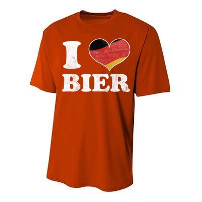 I Heart Beer Oktoberfest Performance Sprint T-Shirt