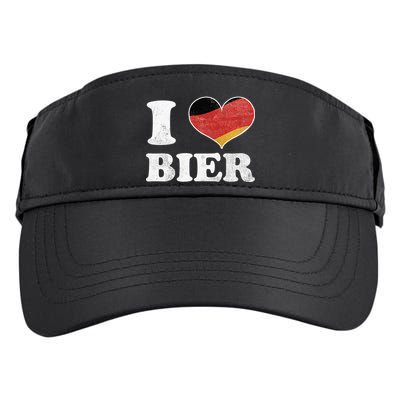 I Heart Beer Oktoberfest Adult Drive Performance Visor