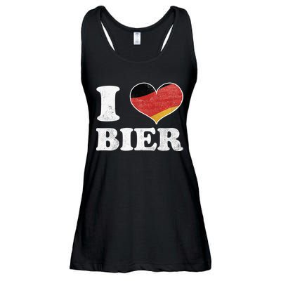 I Heart Beer Oktoberfest Ladies Essential Flowy Tank