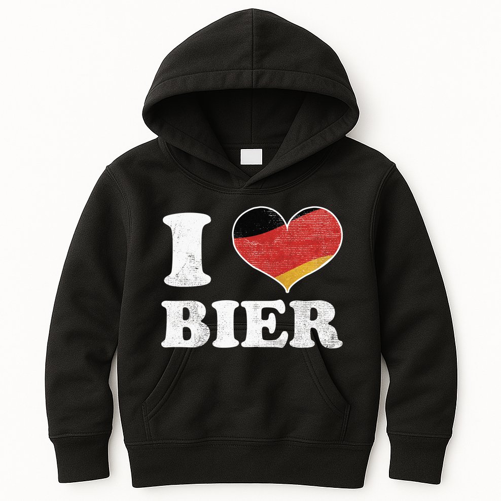 I Heart Beer Oktoberfest Kids Hoodie