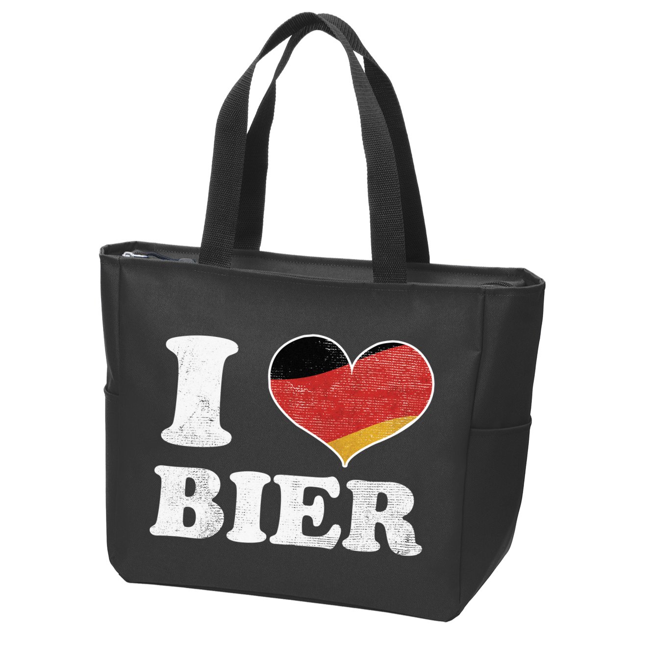I Heart Beer Oktoberfest Zip Tote Bag