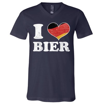 I Heart Beer Oktoberfest V-Neck T-Shirt