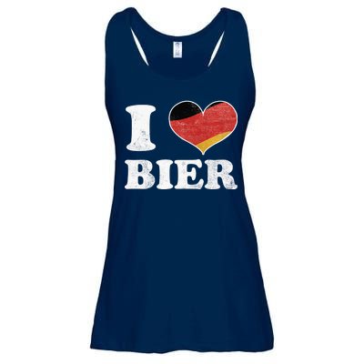 I Heart Beer Oktoberfest Ladies Essential Flowy Tank