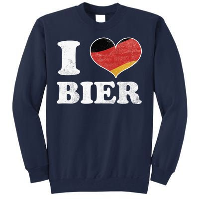 I Heart Beer Oktoberfest Tall Sweatshirt