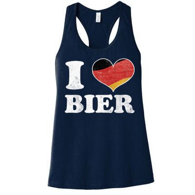 I Heart Beer Oktoberfest Women's Racerback Tank