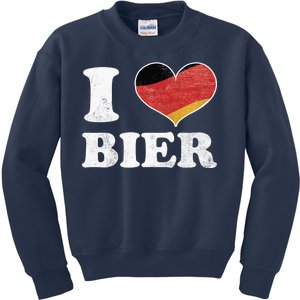 I Heart Beer Oktoberfest Kids Sweatshirt