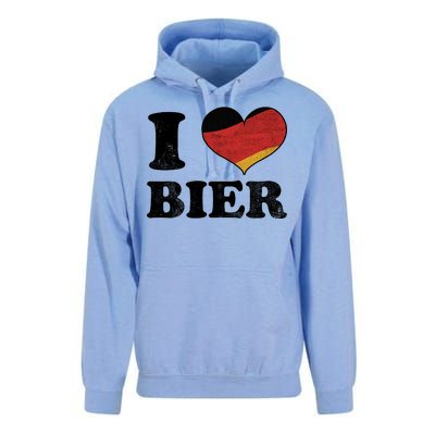 I Heart Beer Oktoberfest Unisex Surf Hoodie