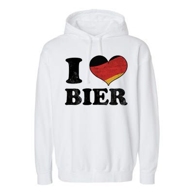 I Heart Beer Oktoberfest Garment-Dyed Fleece Hoodie