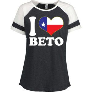 I Heart Beto Enza Ladies Jersey Colorblock Tee