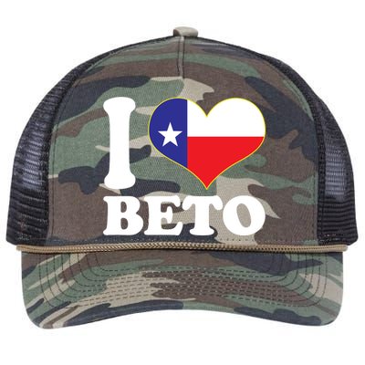 I Heart Beto Retro Rope Trucker Hat Cap