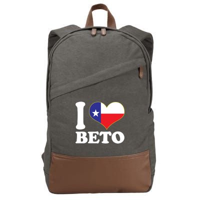 I Heart Beto Cotton Canvas Backpack