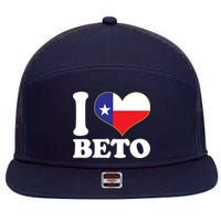 I Heart Beto 7 Panel Mesh Trucker Snapback Hat