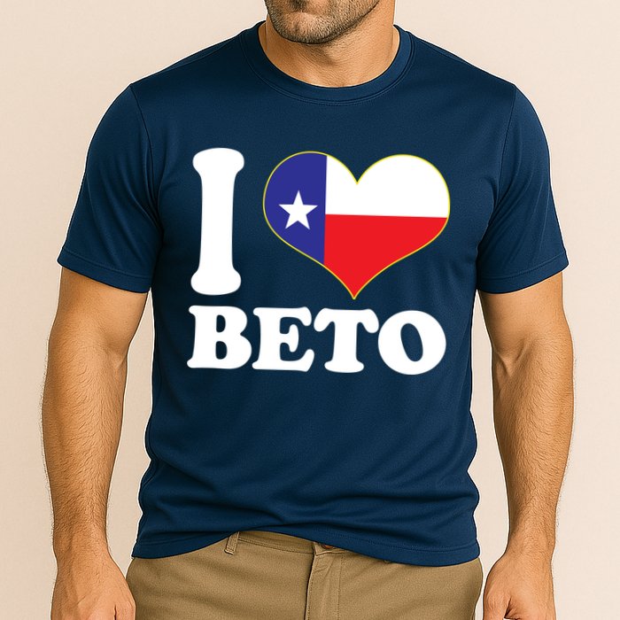 I Heart Beto Cooling Performance Crew T-Shirt