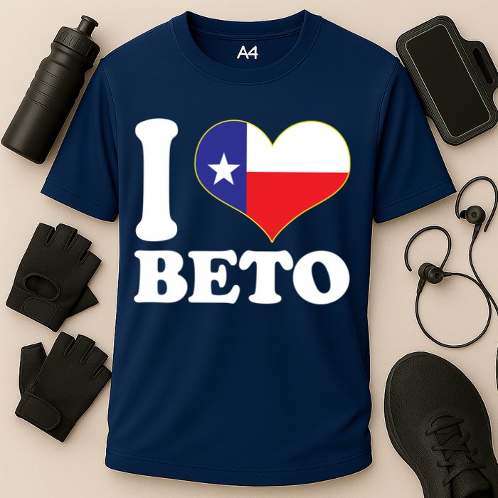 I Heart Beto Cooling Performance Crew T-Shirt
