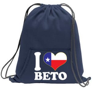 I Heart Beto Sweatshirt Cinch Pack Bag