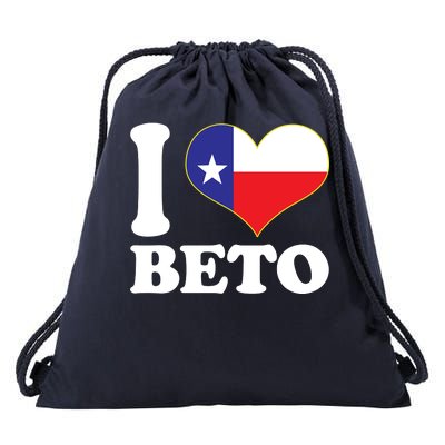 I Heart Beto Drawstring Bag