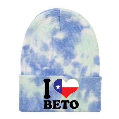 I Heart Beto Tie Dye 12in Knit Beanie