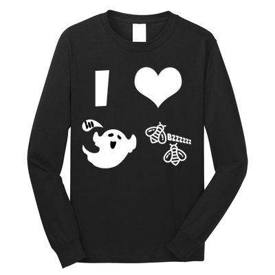 I Heart Boo Beez Long Sleeve Shirt