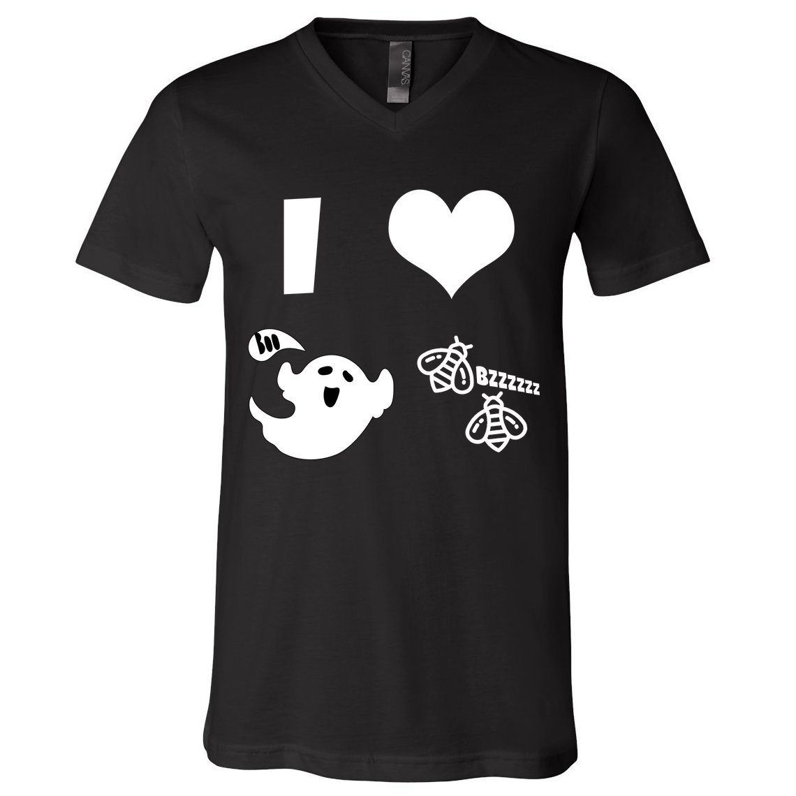 I Heart Boo Beez V-Neck T-Shirt