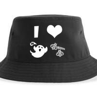 I Heart Boo Beez Sustainable Bucket Hat
