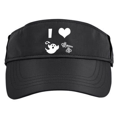 I Heart Boo Beez Adult Drive Performance Visor