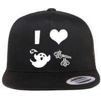 I Heart Boo Beez Flatbill Hat