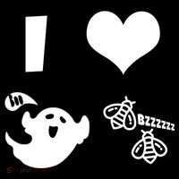 I Heart Boo Beez Youth Performance Sprint T-Shirt