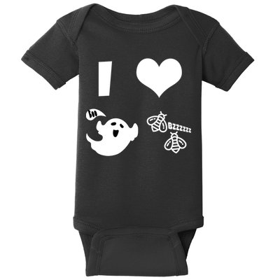 I Heart Boo Beez Baby Bodysuit