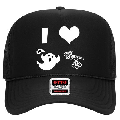 I Heart Boo Beez Trucker Hat