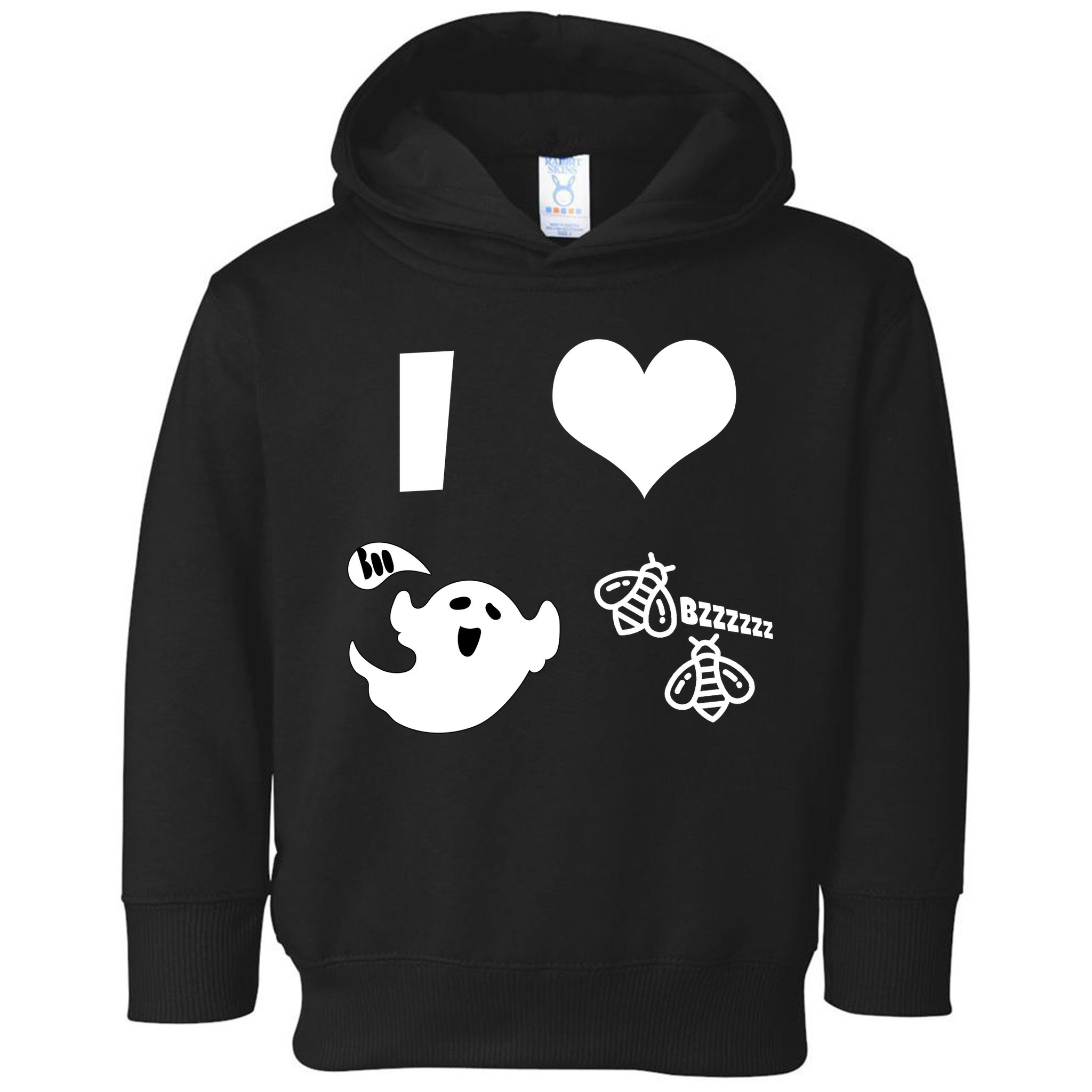 I Heart Boo Beez Toddler Hoodie