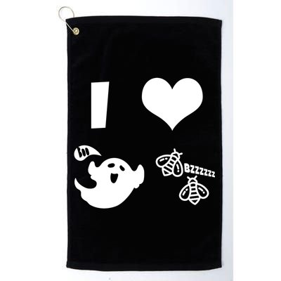 I Heart Boo Beez Golf Towel