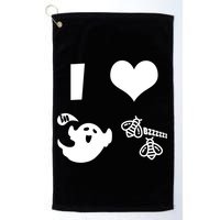I Heart Boo Beez Golf Towel