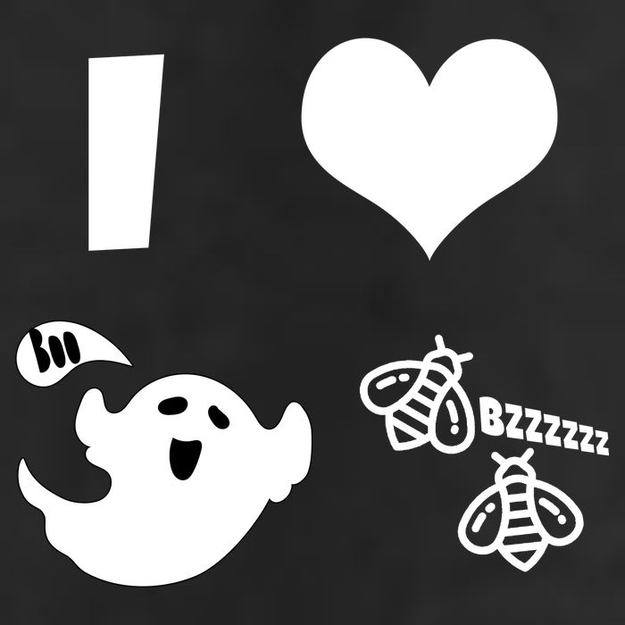 I Heart Boo Beez Golf Towel