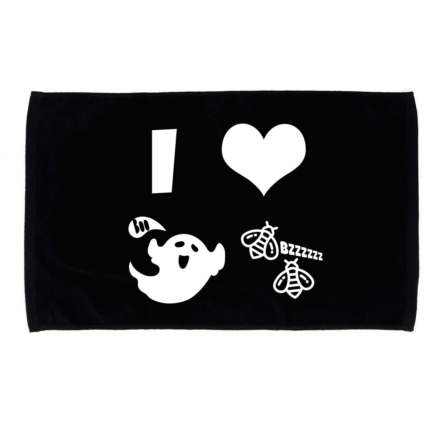 I Heart Boo Beez Microfiber Hand Towel