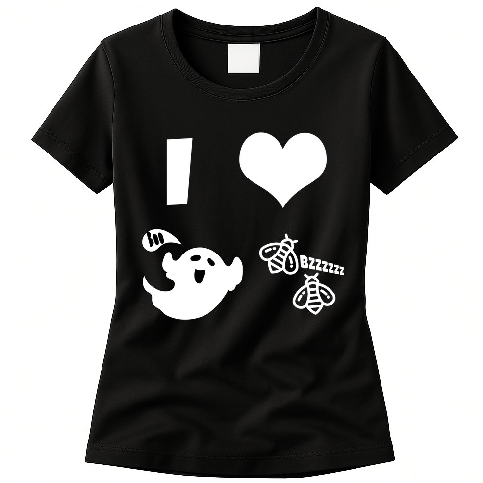 I Heart Boo Beez Womens T-Shirt