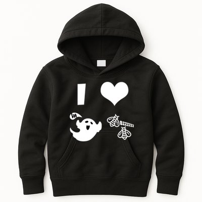 I Heart Boo Beez Kids Hoodie